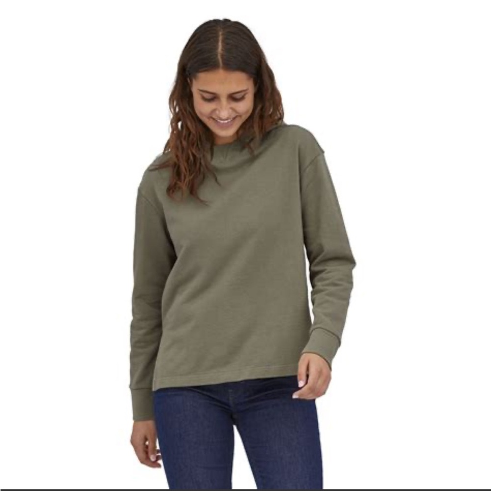 Patagonia W’s Regenerative Organic Certified Cotton Essential Hoody Green Large